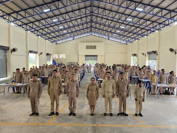 สพอ.ภักดีชุมพล : ประชุมประจำเดือนกำนัน ผู้ใหญ่บ้าน ครั้งที่ 7/2568