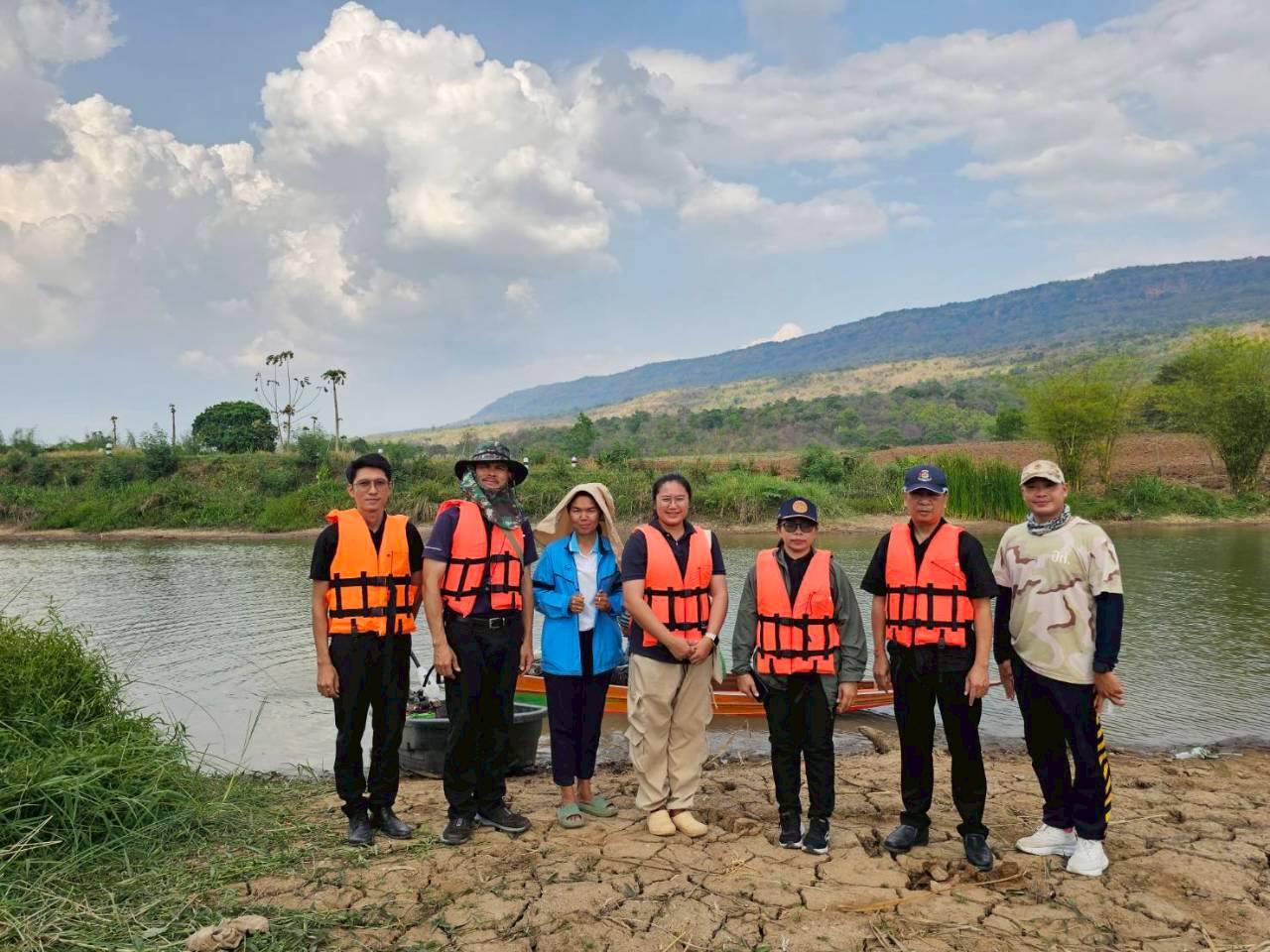 สพอ.ภักดีชุมพล :ลงพื้นที่สำรวจเส้นทางท่องเที่ยวทางน้ำ “ลำน้ำเจา”
